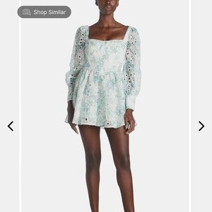 Bardot Lila Flounce Dress NWT